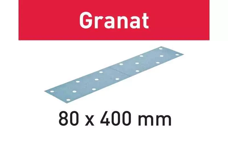 Шлифовальные листы STF 80x400 P180 GR/50 Granat